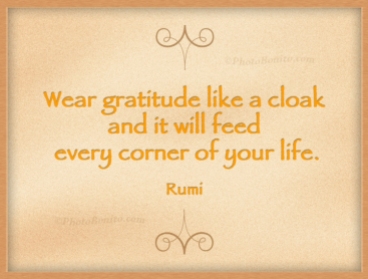 Rumi on Gratitude
